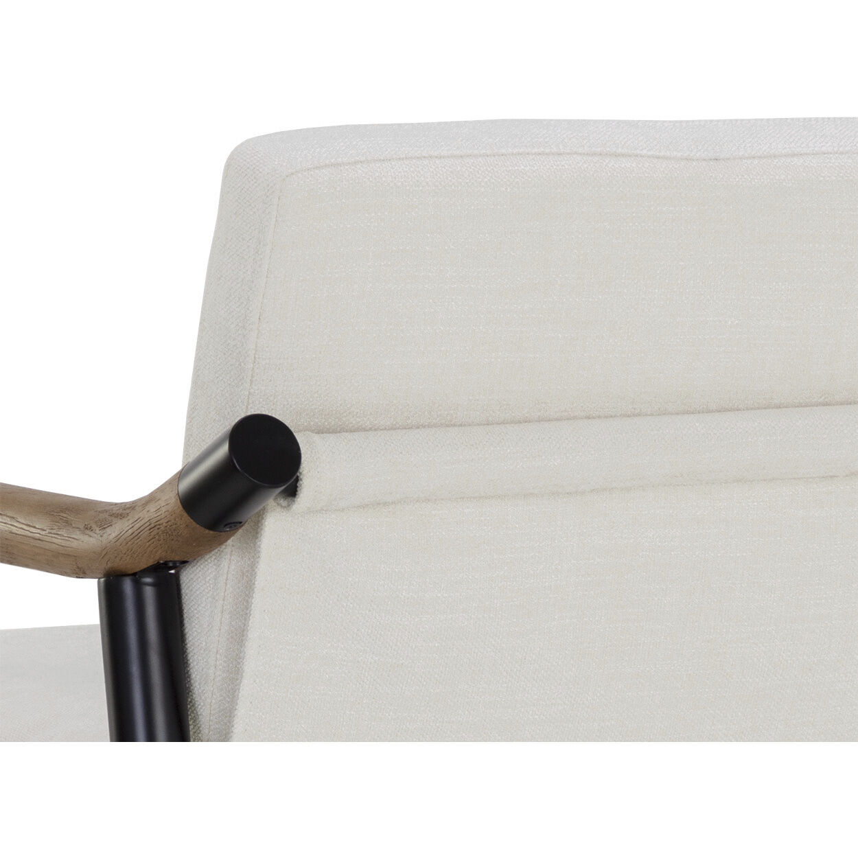 Meadow 38.25 inch Heather Ivory Tweed Counter Stool